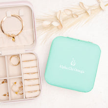 Load image into Gallery viewer, Alpha Chi Omega Jewelry Travel Case