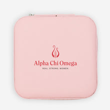 Load image into Gallery viewer, Alpha Chi Omega (Real Strong Women) Jewelry Travel Case