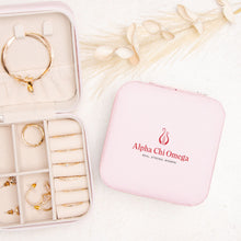 Load image into Gallery viewer, Alpha Chi Omega (Real Strong Women) Jewelry Travel Case
