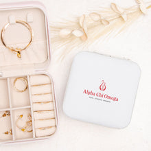 Load image into Gallery viewer, Alpha Chi Omega (Real Strong Women) Jewelry Travel Case