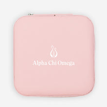Load image into Gallery viewer, Alpha Chi Omega Jewelry Travel Case