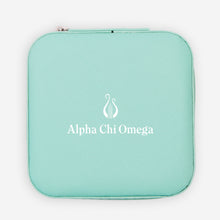 Load image into Gallery viewer, Alpha Chi Omega Jewelry Travel Case