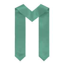 Load image into Gallery viewer, Alpha Epsilon Phi + Crest + Class of 2025 Graduation Stole - Serene Green & White