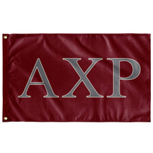 Load image into Gallery viewer, Alpha Chi Rho Fraternity Flag - Garnet, Gray & Cream