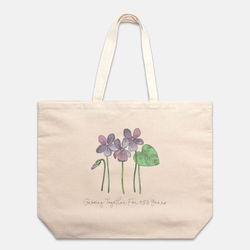 Sigma Kappa Growing  Together For 150 Years Oversized Tote