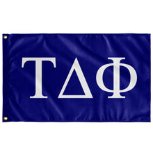 Load image into Gallery viewer, Tau Delta Phi Fraternity Flag - Custom Navy & White