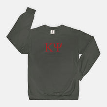 Load image into Gallery viewer, Kappa Psi Comfort Colors Crewneck Sweatshirt