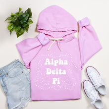 Load image into Gallery viewer, Alpha Delta Pi Keep On Truckin Comfort Colors Hoodie