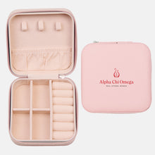 Load image into Gallery viewer, Alpha Chi Omega (Real Strong Women) Jewelry Travel Case