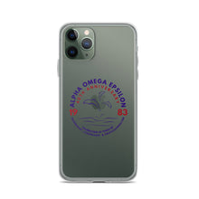 Load image into Gallery viewer, Alpha Omega Epsilon 40th Anniversary Clear Case for iPhone®