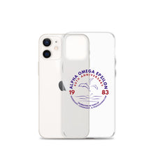 Load image into Gallery viewer, Alpha Omega Epsilon 40th Anniversary Clear Case for iPhone®