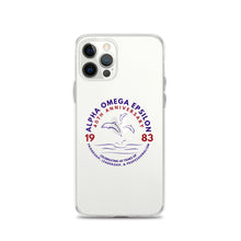 Load image into Gallery viewer, Alpha Omega Epsilon 40th Anniversary Clear Case for iPhone®