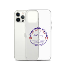 Load image into Gallery viewer, Alpha Omega Epsilon 40th Anniversary Clear Case for iPhone®