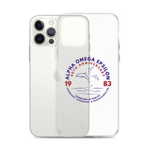 Load image into Gallery viewer, Alpha Omega Epsilon 40th Anniversary Clear Case for iPhone®