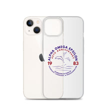 Load image into Gallery viewer, Alpha Omega Epsilon 40th Anniversary Clear Case for iPhone®