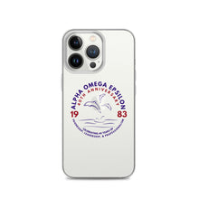Load image into Gallery viewer, Alpha Omega Epsilon 40th Anniversary Clear Case for iPhone®