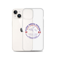Load image into Gallery viewer, Alpha Omega Epsilon 40th Anniversary Clear Case for iPhone®