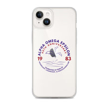 Load image into Gallery viewer, Alpha Omega Epsilon 40th Anniversary Clear Case for iPhone®