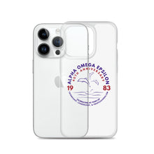 Load image into Gallery viewer, Alpha Omega Epsilon 40th Anniversary Clear Case for iPhone®