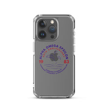 Load image into Gallery viewer, Alpha Omega Epsilon 40th Anniversary Clear Case for iPhone®