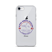 Load image into Gallery viewer, Alpha Omega Epsilon 40th Anniversary Clear Case for iPhone®