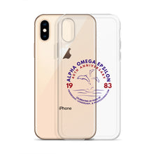 Load image into Gallery viewer, Alpha Omega Epsilon 40th Anniversary Clear Case for iPhone®