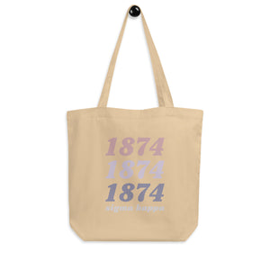 Sigma Kappa 1874 Eco Tote Bag