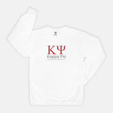 Load image into Gallery viewer, Kappa Psi Comfort Colors Crewneck Sweatshirt