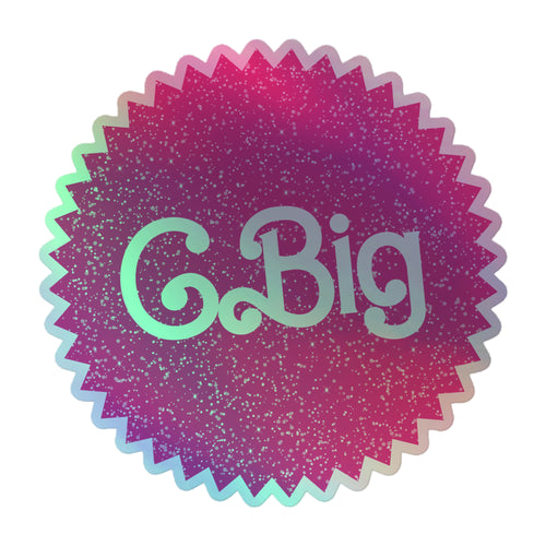 GBig Barbie Matel Holographic Sticker
