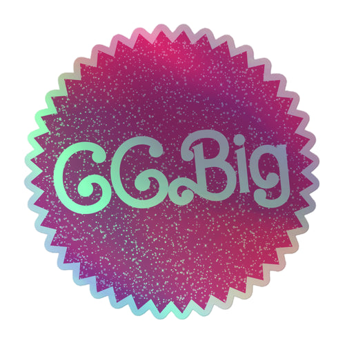 GGBig Barbie Matel Holographic Sticker