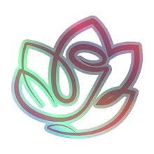 Load image into Gallery viewer, Omega Phi Alpha Holographic Rose Sticker - Ann&#39;s Rose
