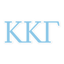 Load image into Gallery viewer, Kappa Kappa Gamma Sorority Letters Sticker - Light Blue