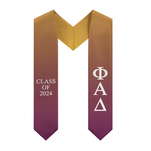 Phi Alpha Delta Gradient Fraternity Stole