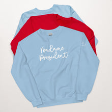 Load image into Gallery viewer, NPC Madame President Sweatshirt - White