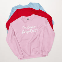 Load image into Gallery viewer, NPC Madame President Sweatshirt - White