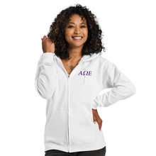 Load image into Gallery viewer, Alpha Omega Epsilon 40th Anniversary Zip  Hoodie