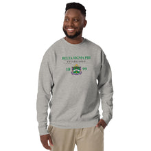 Load image into Gallery viewer, Delta Sigma Phi With Crest Unisex Premium Sweatshirt