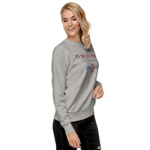 Load image into Gallery viewer, Pi Beta Phi With Crest Unisex Premium Sweatshirt