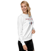 Load image into Gallery viewer, Pi Beta Phi With Crest Unisex Premium Sweatshirt