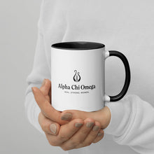 Load image into Gallery viewer, Alpha Chi Omega Mug With Color Inside