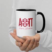 Load image into Gallery viewer, Alpha Omicron Pi Mug Mug with Color Inside