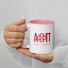 Load image into Gallery viewer, Alpha Omicron Pi Mug Mug with Color Inside