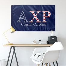 Load image into Gallery viewer, Alpha Chi Rho Coastal Carolina USA Flag - Blue