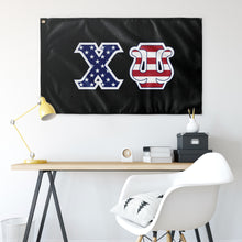 Load image into Gallery viewer, Chi Psi American Flag - Black