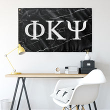 Load image into Gallery viewer, Phi Kappa Psi Black Marble Flag