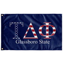 Load image into Gallery viewer, Tau Delta Phi Glassboro State USA Flag - Blue