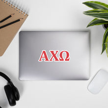 Load image into Gallery viewer, Alpha Chi Omega Sorority Letters Sticker - Scarlet
