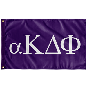 alpha Kappa Delta Phi Flag - Purple