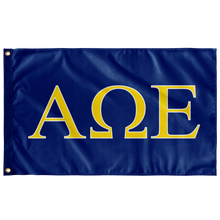Load image into Gallery viewer, Alpha Omega Epsilon Banner - Sorority Flag - Greek Gifts