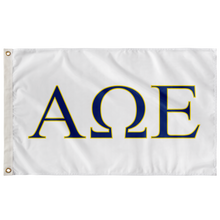 Load image into Gallery viewer, Alpha Omega Epsilon Banner - Sorority Flag - Greek Gifts